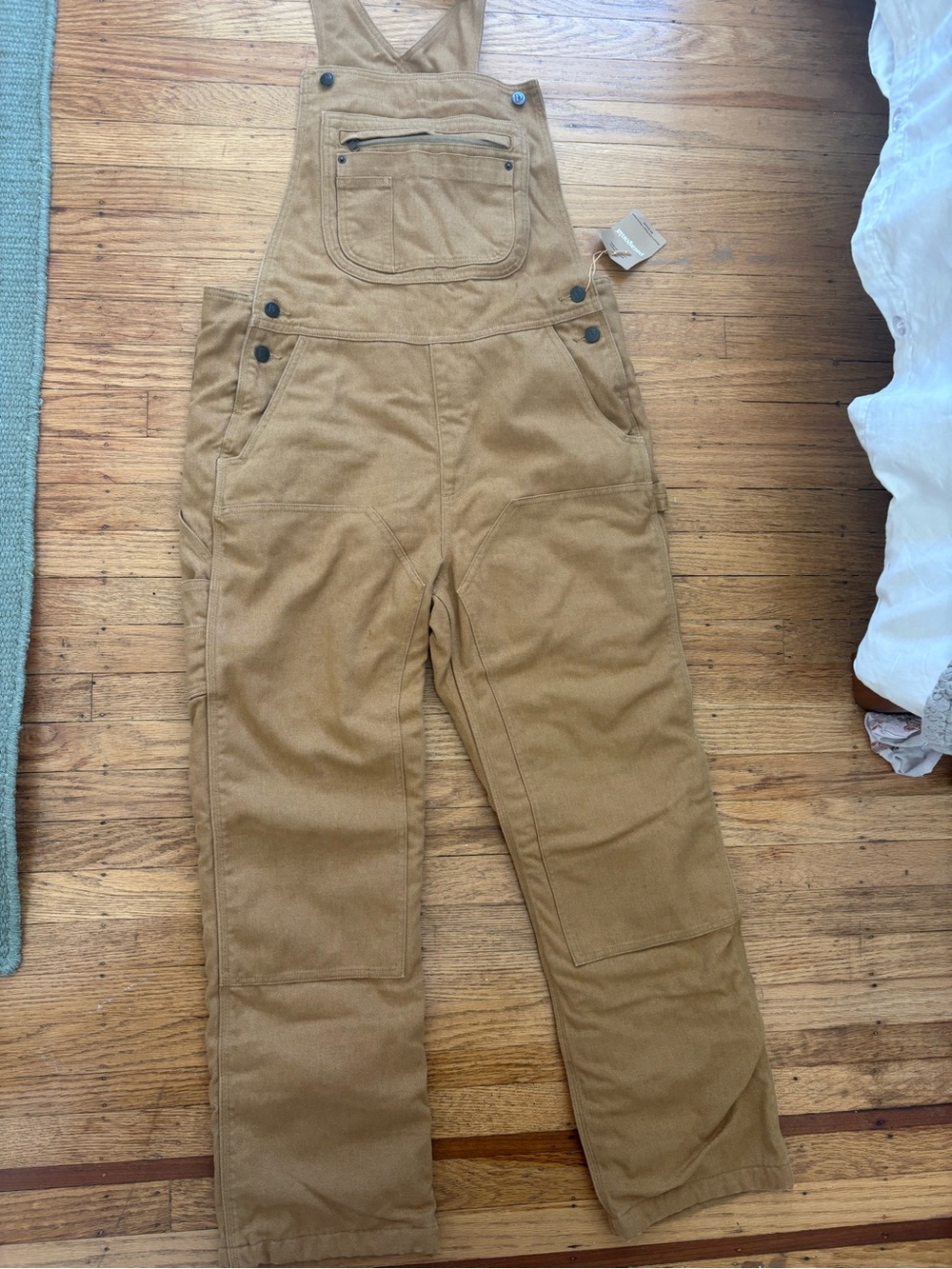 Patagonia Women’s fleece lined Canvas Overalls